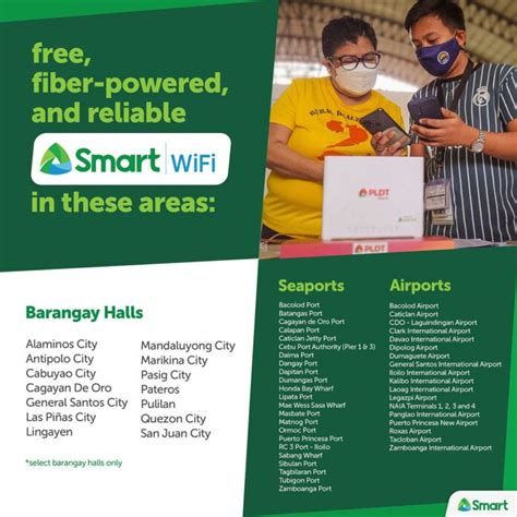rrj piso wifi|Smart provides free WiFi to barangay halls, transport hubs.